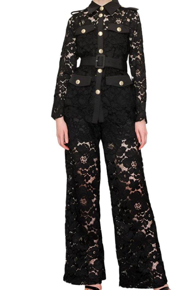 Dark Fantasy Lace Blazer